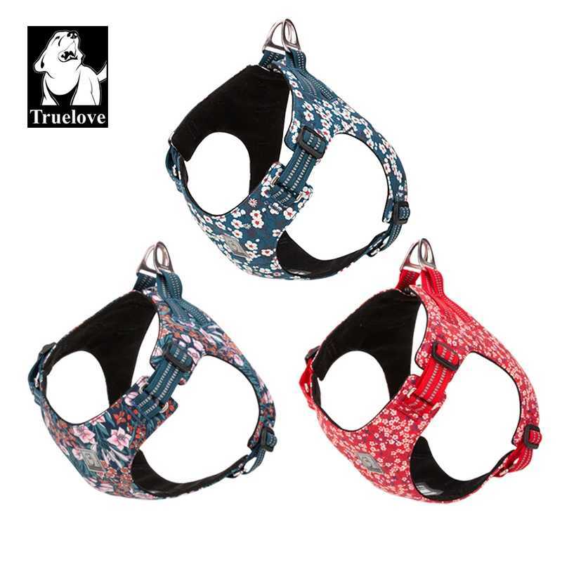 Truelove Pet Harness Floral Doggy Harness Dog Vest Type Dog Walking Chain Small Medium Puppy Cat Printed Cotton TLH1912 J251129