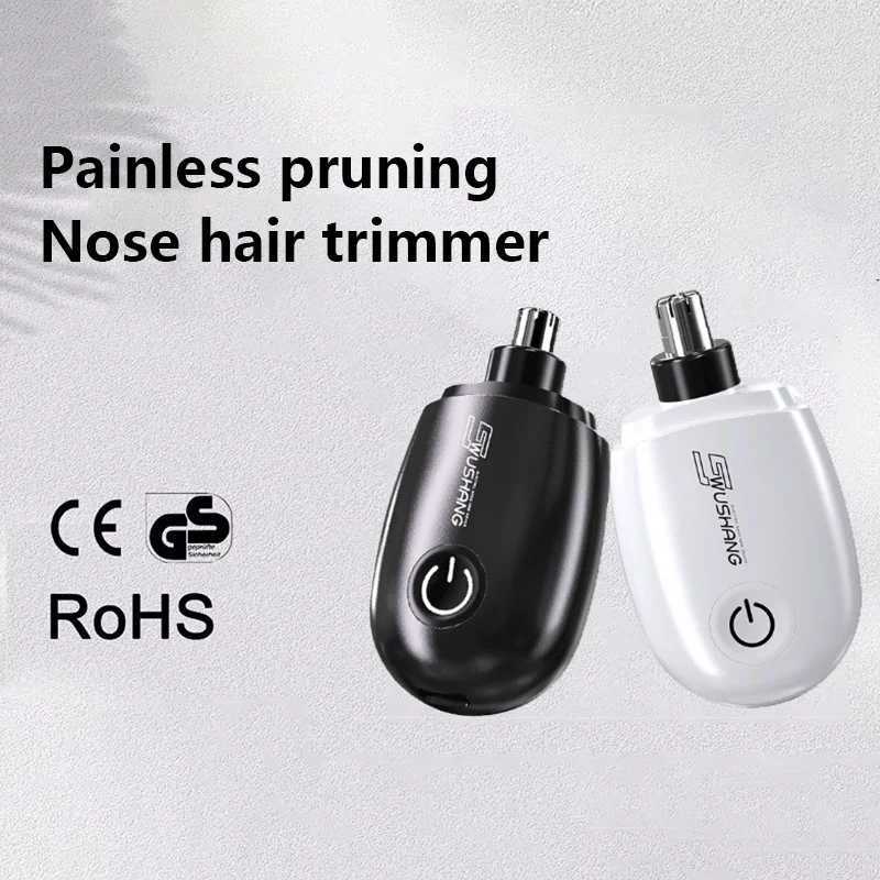 Electric Nose Hair Trimmer Rechargeable Portable Painless Travel Cleaning Tool Men And Women Ears Hair Eyebrow Shaving M251030