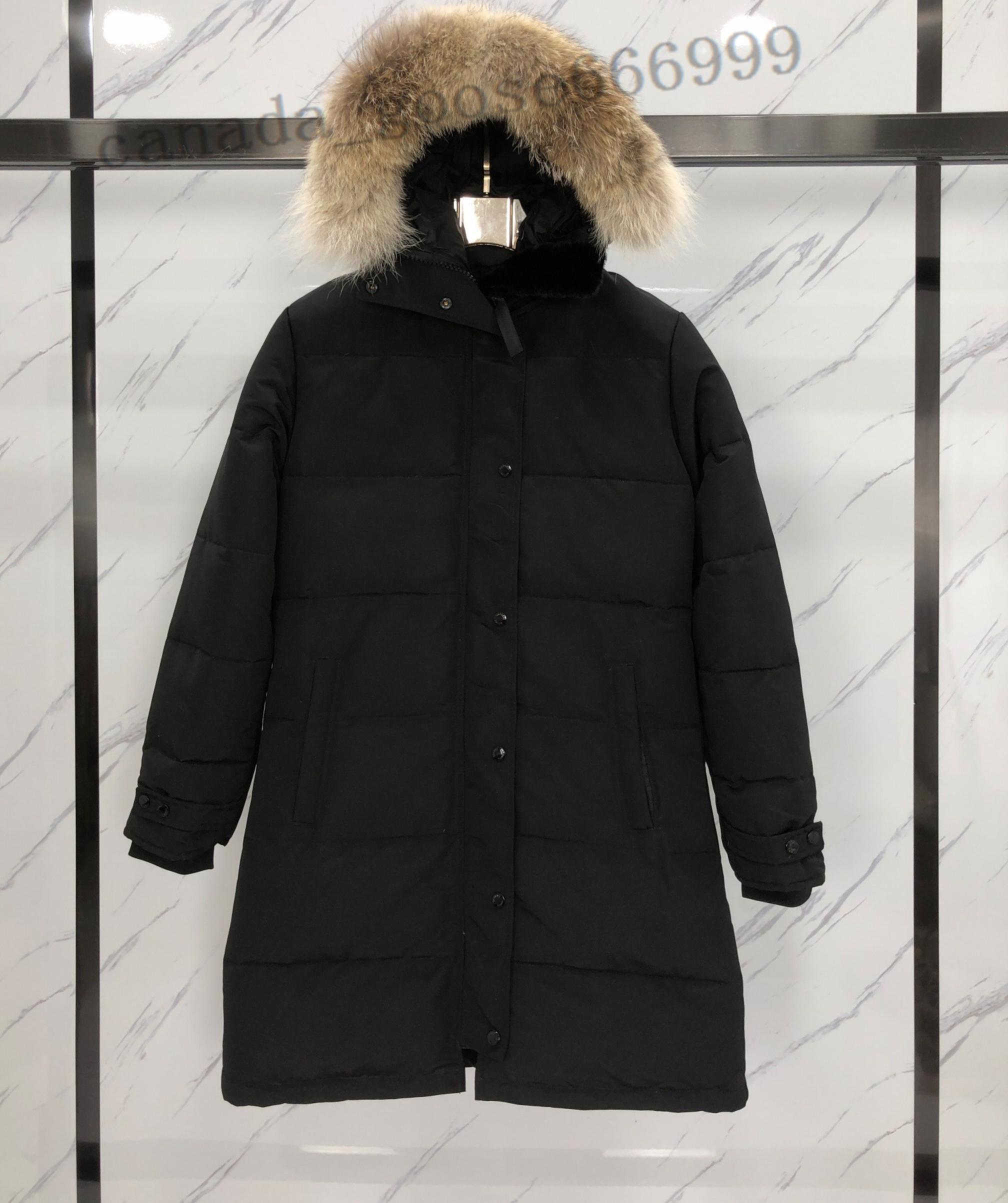 Women Down Jacket Designer Long Coat Large Pocket Fur Collar Jacket Down Parkas Winter Thick Warm puffer jacket Coats Windproof Streetwear