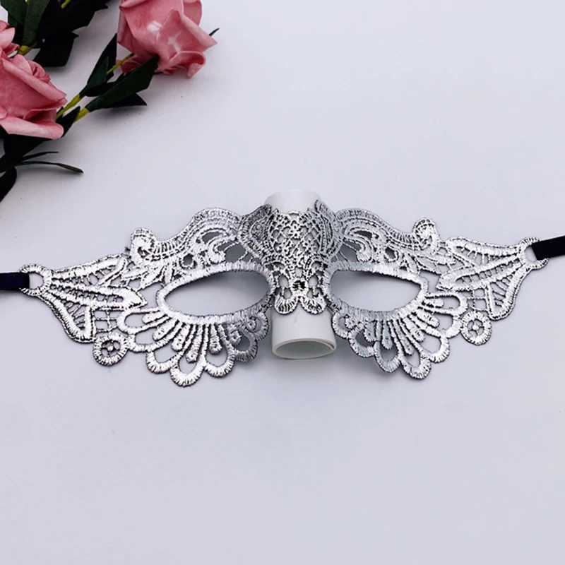 Fashion Princess Masquerade Lace Half Face Mask Jewelry Adult Eye Mask Female Party Prom Props PerformanceW251029