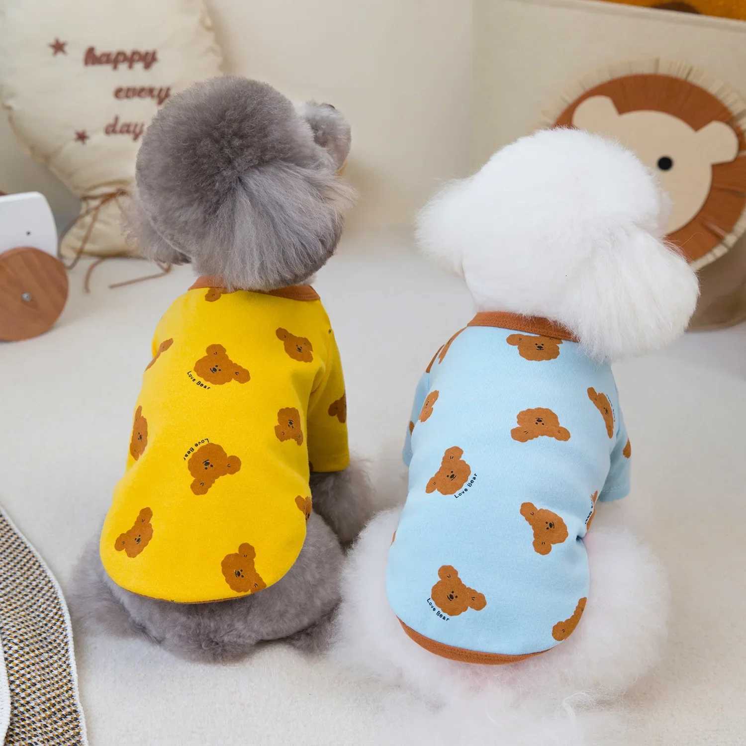Pet Dog AutumnWinter Bear Base Coat AutumnWinter Small Dog Home Clothing Dogs Hoodie Autumn Hoodie Base Puppy Clothes C251030
