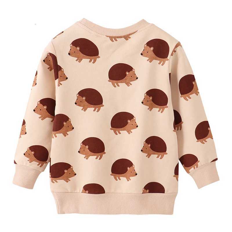 Little maven 2024 Autumn New Tops Kids Clothes Baby Boys Childrens Clothing Spring Cartoon Hedgehog Infants Sweatshirts HoodieT251030