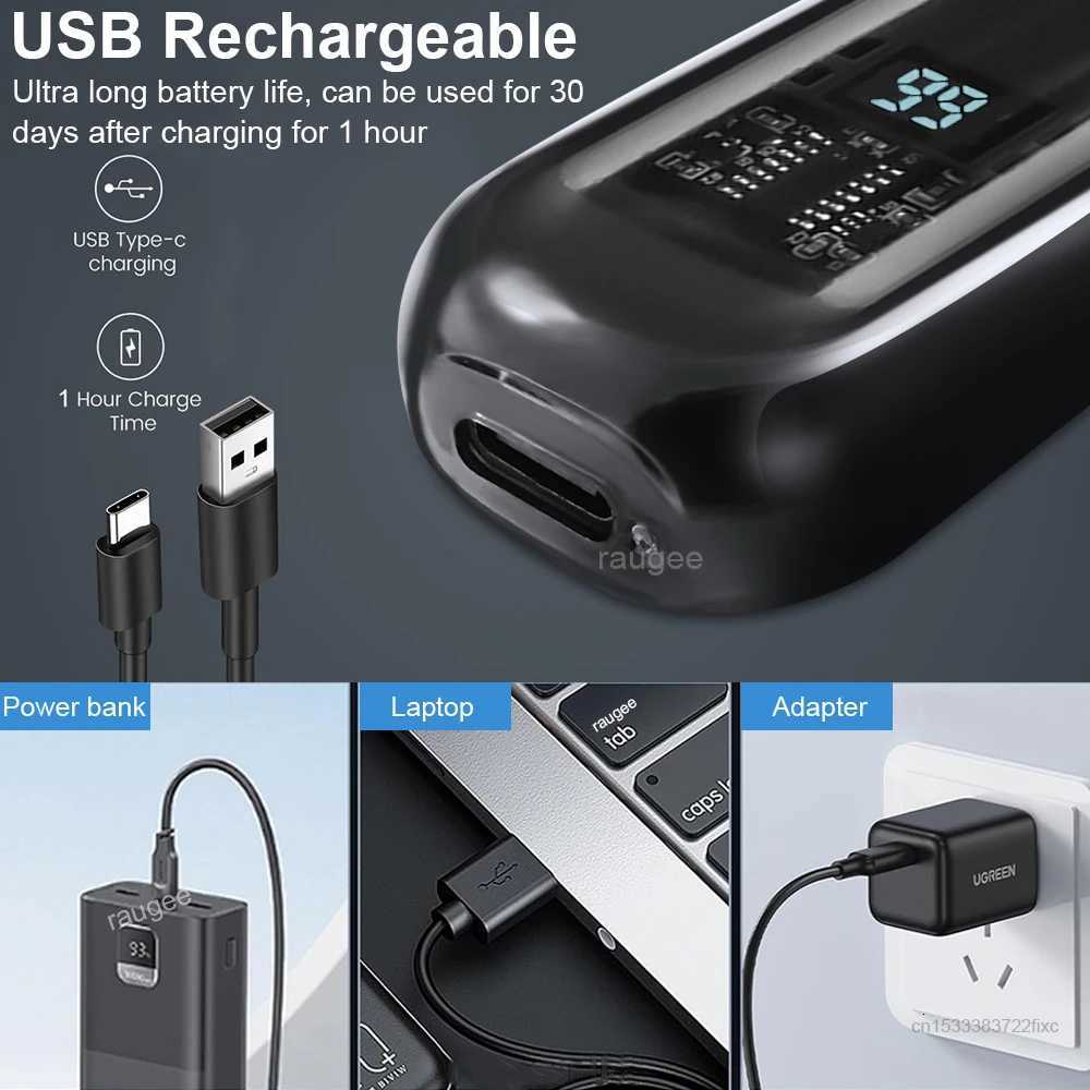 Nose Hair Trimmer Rechargeable Electric Nose Hair Remover Men Eyebrow Hair Shaving Razor Mini Pocket Portable Nose Hair Clipper M251030