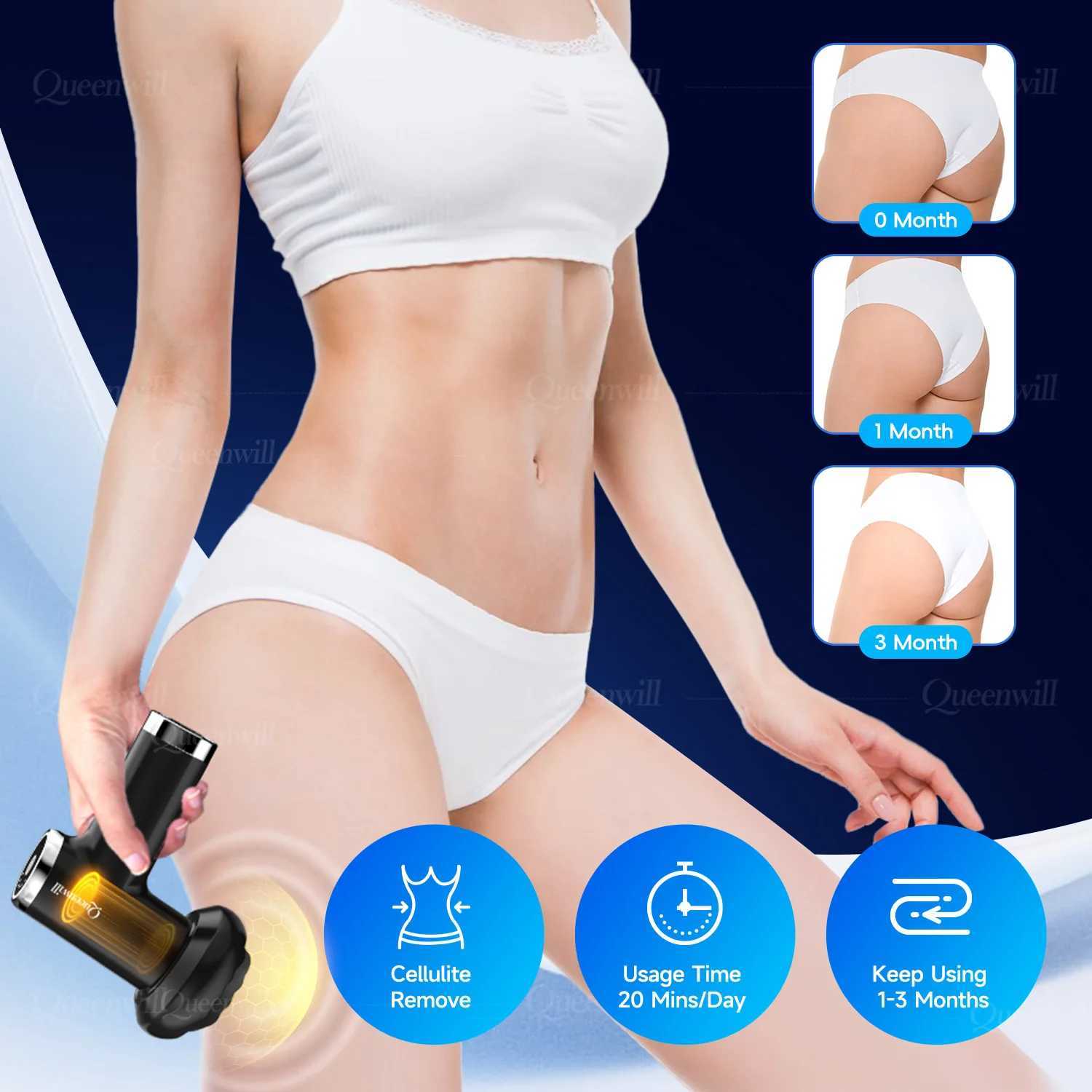 Portable Electric Massage Gun Body Sculpting Massager Deep Tissue Muscle Relaxation Massage Machine With 5 Heads For Full Body J251030