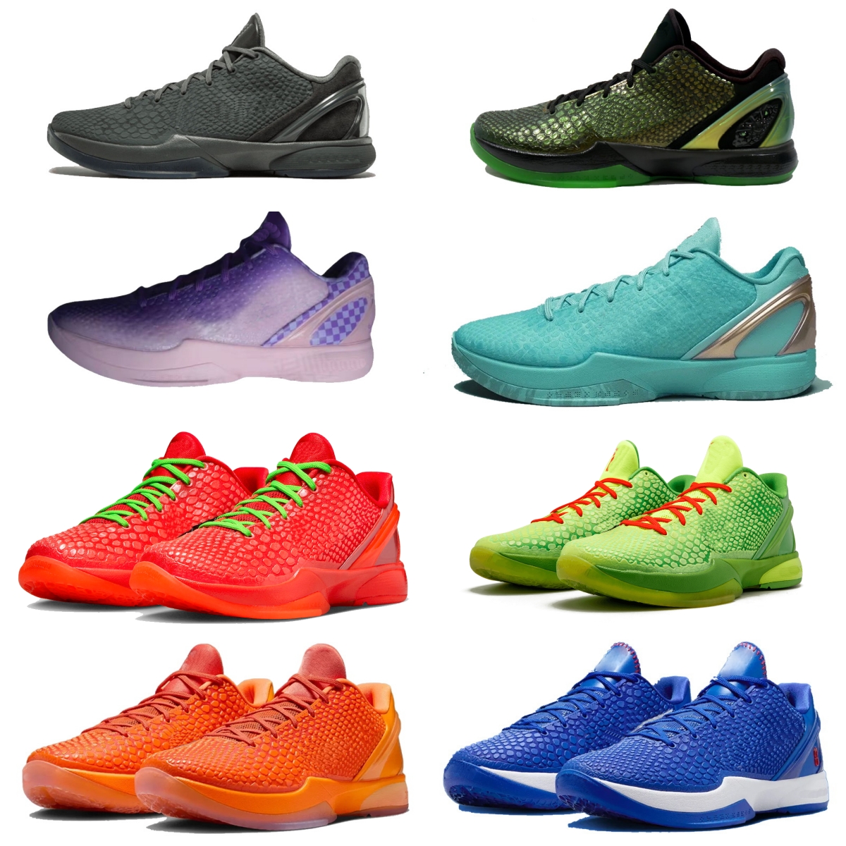 Rice Moss Green Black Mamba 6 Statue of Liberty basketball shoes for sale Dodgers Total Orange kids Grade school Men Woman sneakers US4-US12