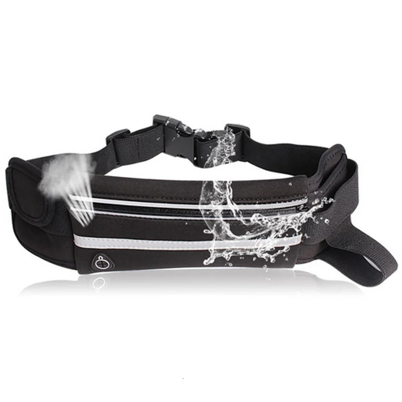 Waterproof Running Waist Bag Canvas Sports Jogging Portable Outdoor Phone Holder Belt Bag Women Men Fitness Sport Accessories 251030