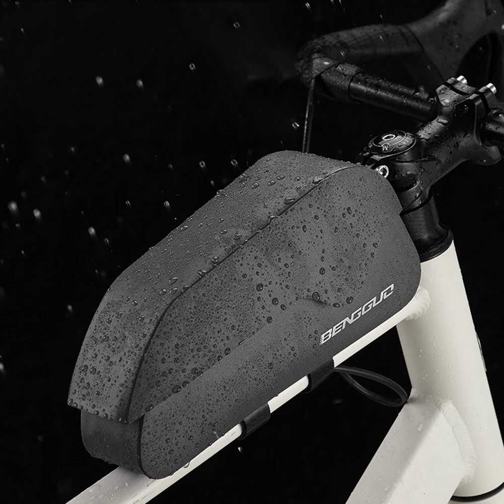 Bicycle Magnetic Lid Top Tube Bag Bicycle Front Frame Bag Cycling Pouch for Mountain Road Bike H251029