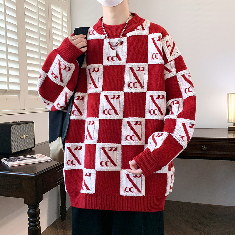 Top-quality Men's Sweaters Luxurious Design Color-blocking Soft And Warm Wool Sweaters Classic And Retro Styles For Both Men And Women On Instagr