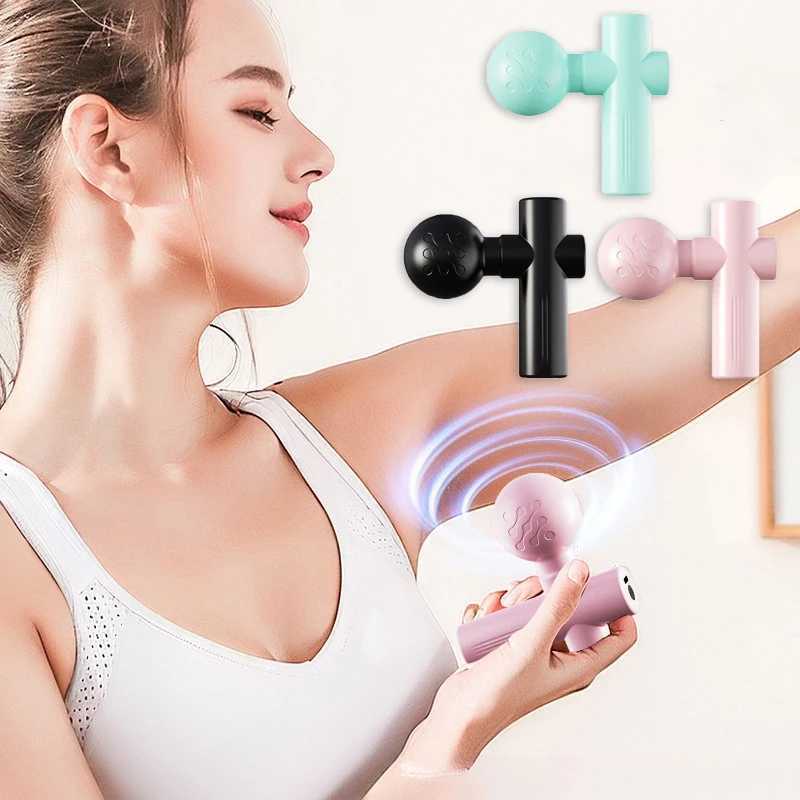 1Pcs USB Mini Massage Tool Fascia Machine Muscle Relaxation Vibrating Tool Rod Massage Fitness Equipment Neck Grab Fascia Tool J251030