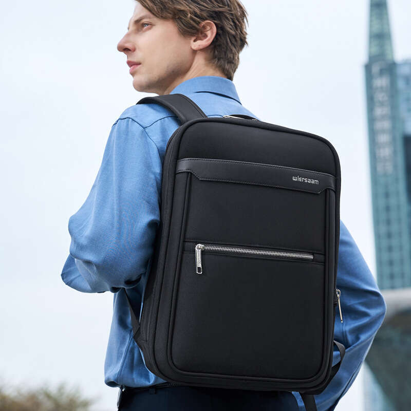 High End Backpack Trendy Waterproof Double Shoulder Men S Expandable Large Capacity Business Trip Multi Functional Travel Laptop Bag High Quality