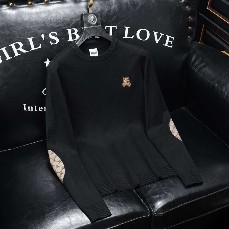 Autumn Winter Pullover Sweater For Men Slim Fit Versatile Stretch Knitwear Sofa Men's Sweaters