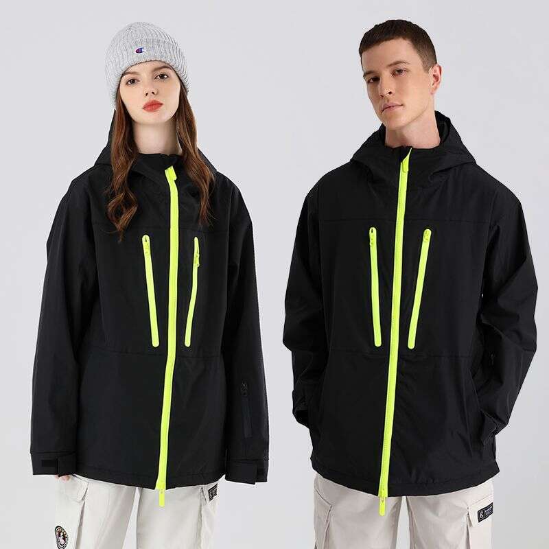 Women's Winter Top Men's Ski Windproof Waterproof Warm Double Breathable Single Board Snow Suit