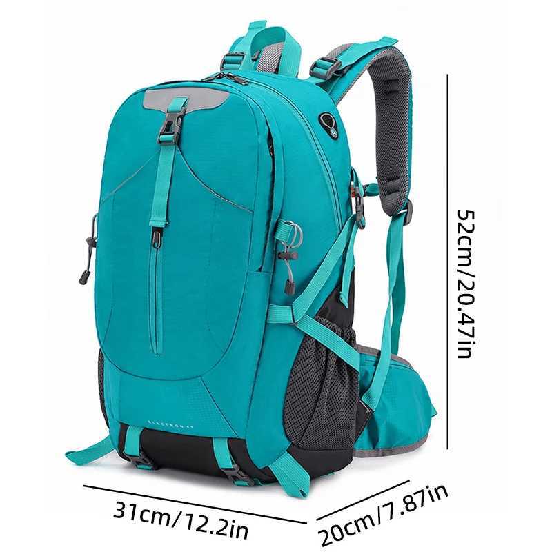 40L Hiking Camping Backpack Travel Rucksack with Rain Cover Outdoor Climbing Knapsack Large Luggage Weekend Sport Schoolbag Men H251029