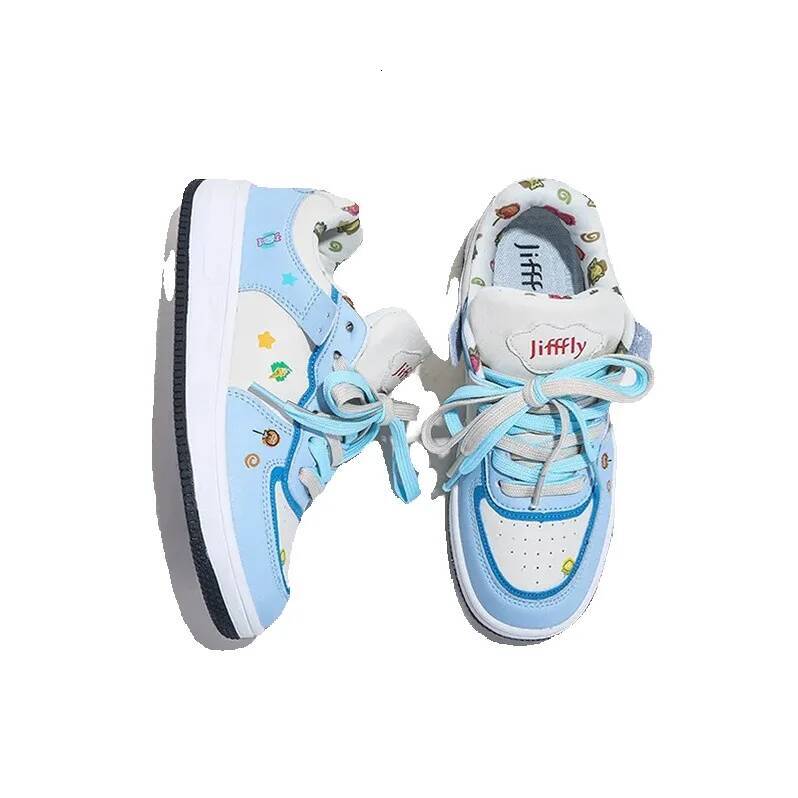 Jifffly 2025 Summer New Women's Skateboard Shoes, Versatile and Best - selling, Casual Sports Style, Anti - Slip and Wear - Resistant