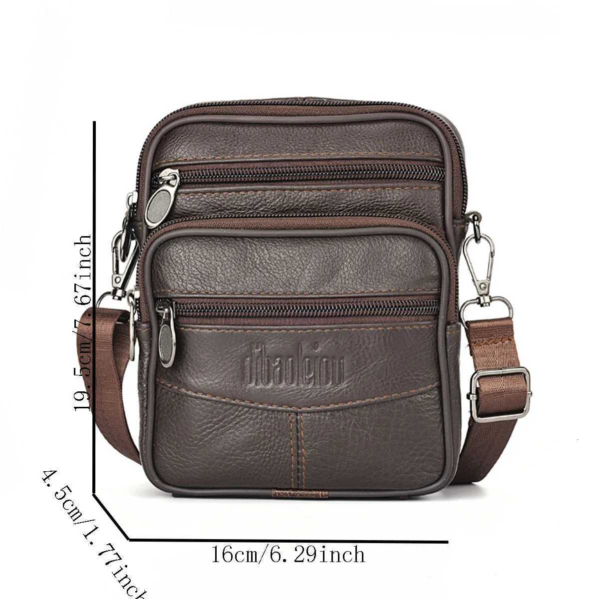 Mens Mtifunctial Fanny Pack Crossbody Bag with Belt Slot Mobile Phe Waist Bag for Outdoor Travel And Sports Y251011