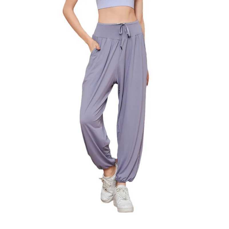 New Quick Dry Women Loose Yoga Pants High Waist Breathable Running Sportswear Clothing Fitness Gym Training Trousers Pantalones J251030
