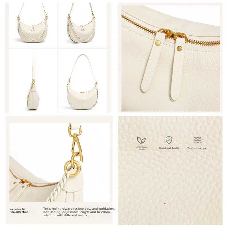 Designer bag 2025 Autumn And Winter Leather Underarm Bag Designer New Dumpling Fi Shoder High Sense Chain Messenger Bag Y251029