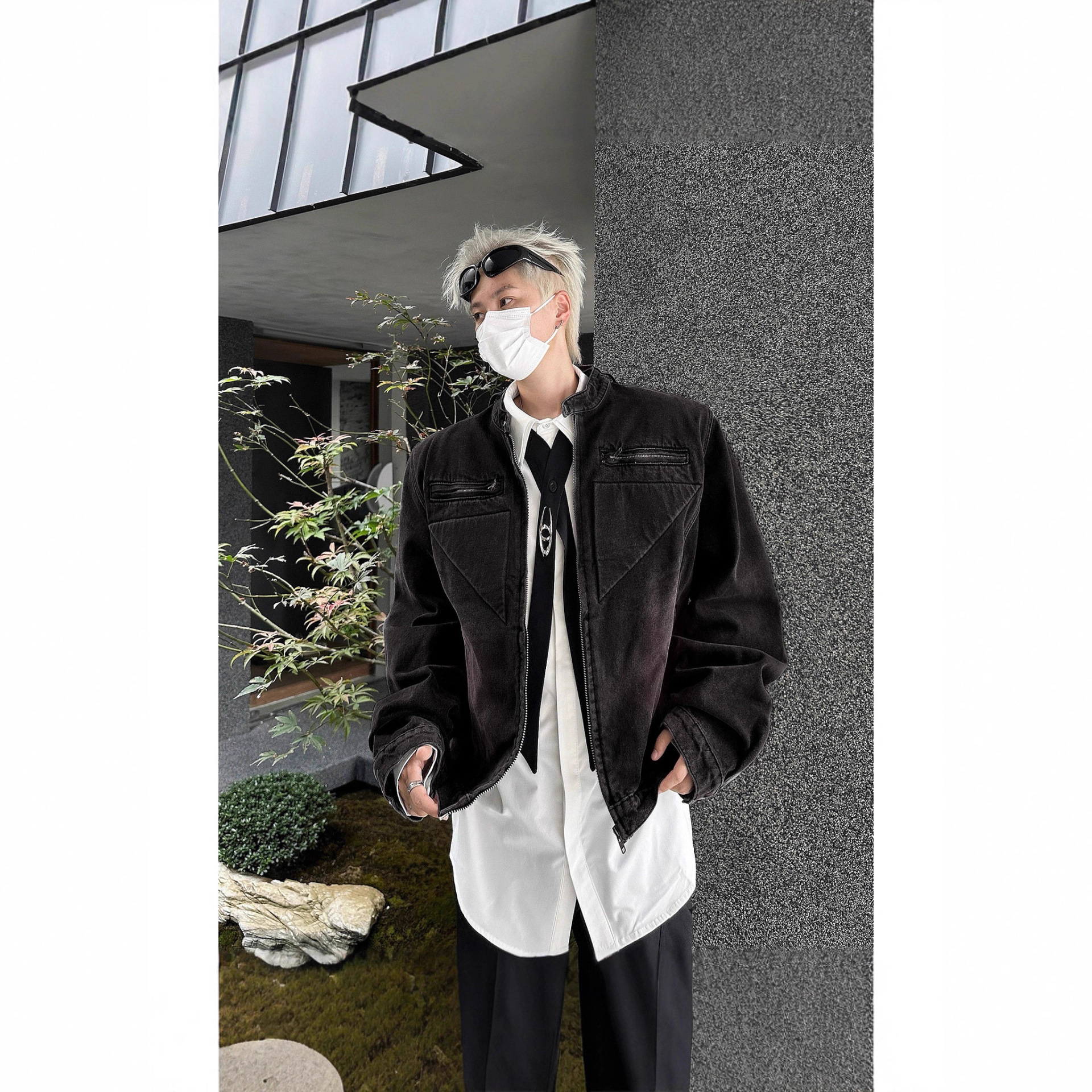 American High Street Denim Jacket For Designer Coat Men Vintage Washed Autumn Short Loose Versatile Jacket With Unique Design