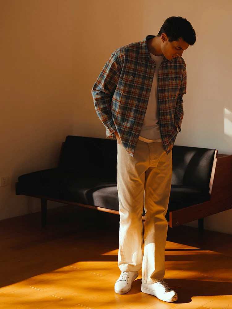 SIMWOOD 2025 Autumn New Loose Relax 113oz Washed Vintage Jeans Men Plus Size Denim Trousers J2510301