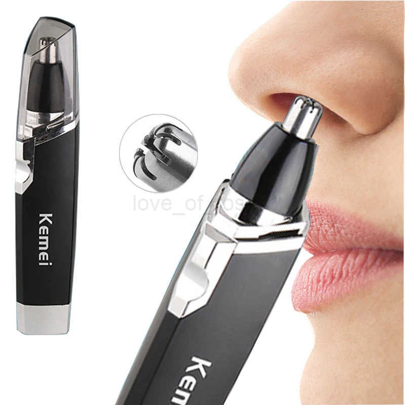 Kemei professional nose hair trimmer beard trimer mens eyebrow nose trimmer for nose and ear cleaner hair removal machine Z251030
