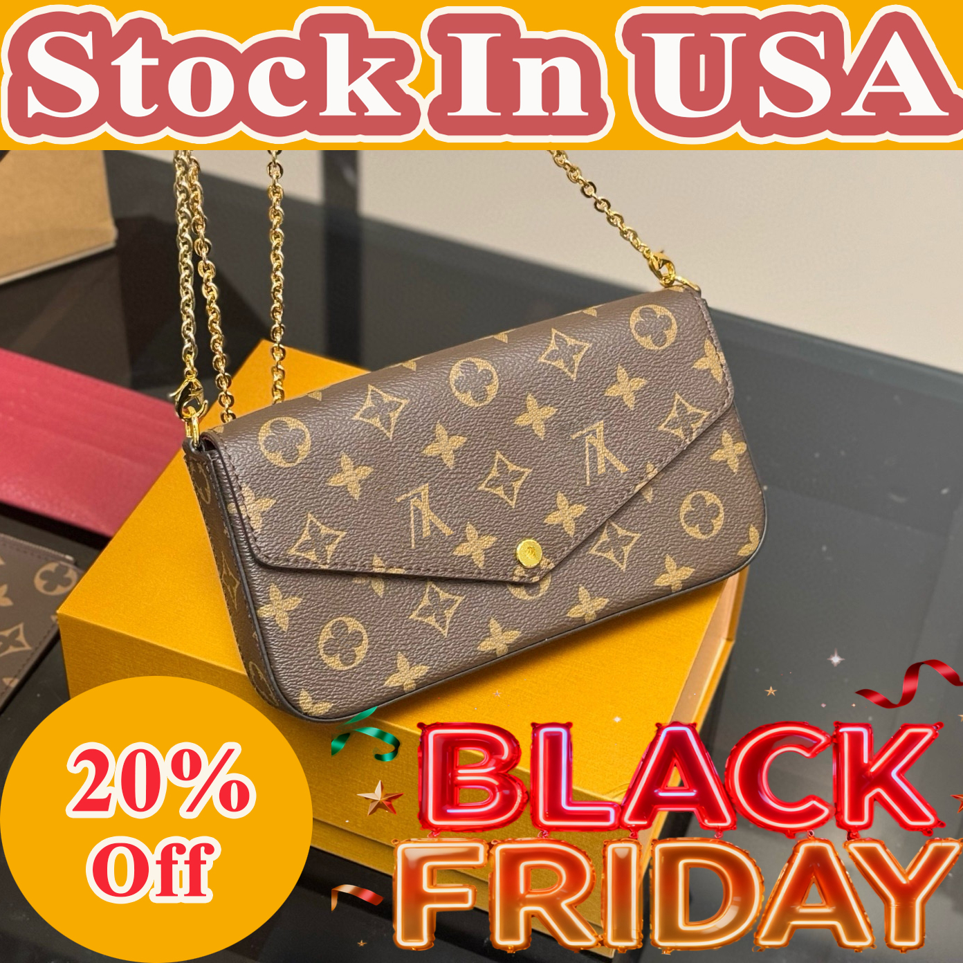 Designer Bag Luxury Bag Flap Letter Shoulder Bags Metallic Chain Crossbody Bag Wallet Fast Shipping Messenger Leather Handbags
