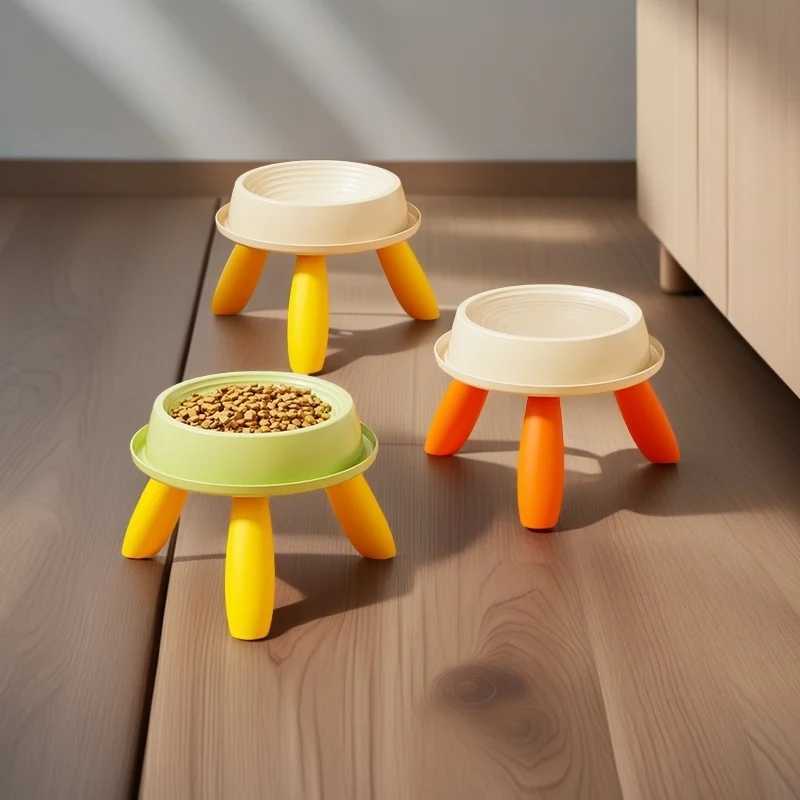 Elevated pet food bowl Non slip base Can hold food or water Suitable for cats Pet cat feeding supplies J251113