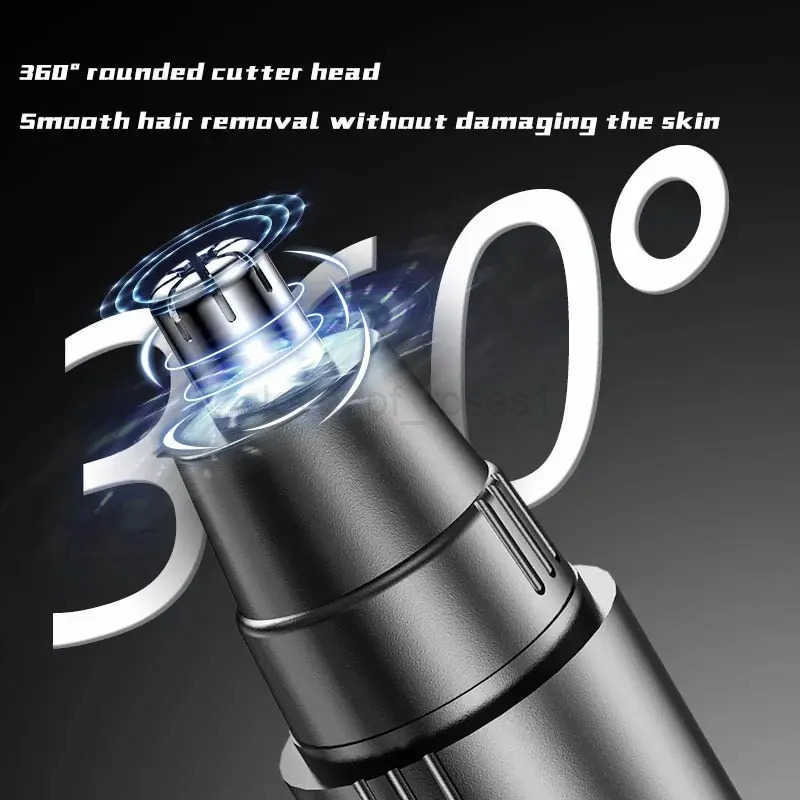 Black Electric Nose Hair Trimmer Ear and Nose Hair Trimmer Professional Painless Nose Hair Trimmer For Men And Women Z251029