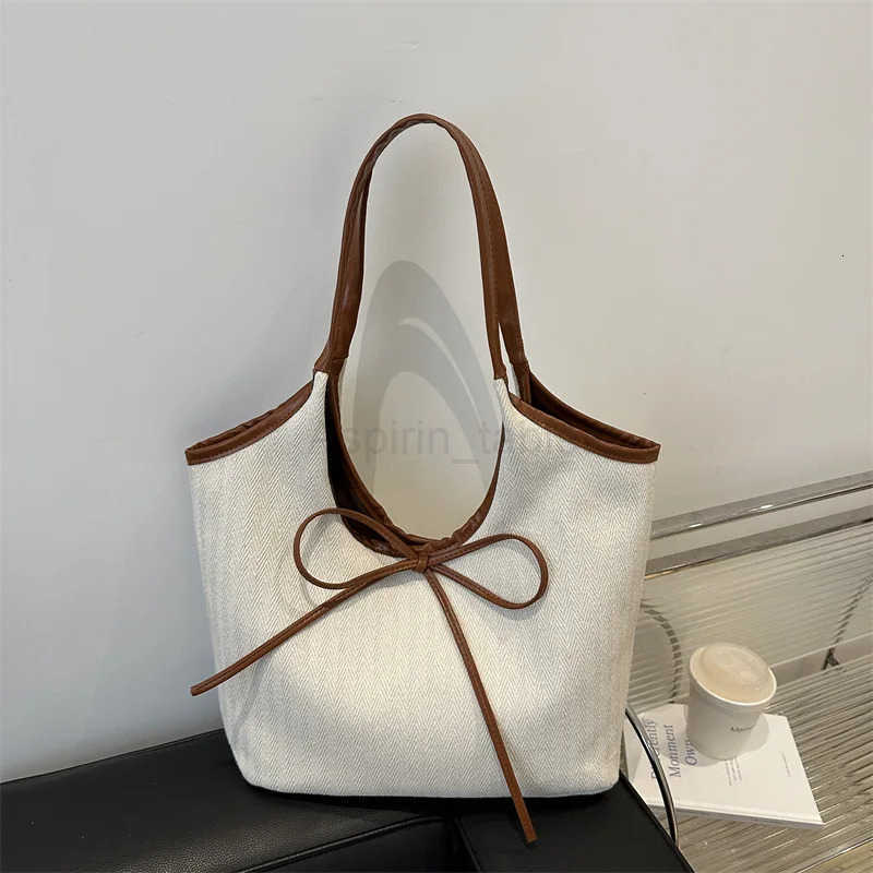 Summer Versatile Tote Bag for Women Shoulder Bags Fashionable Casual Minimalist Shopping Bag Class Bag for Girl Bolsos De Mujer M251030