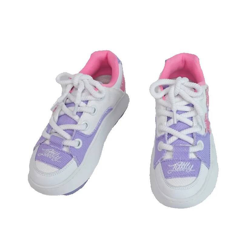 Jifffly Women's Retro Star Skateboard Shoes 2025 - Versatile Casual Canvas Shoes Breathable Comfortable Daily Wear