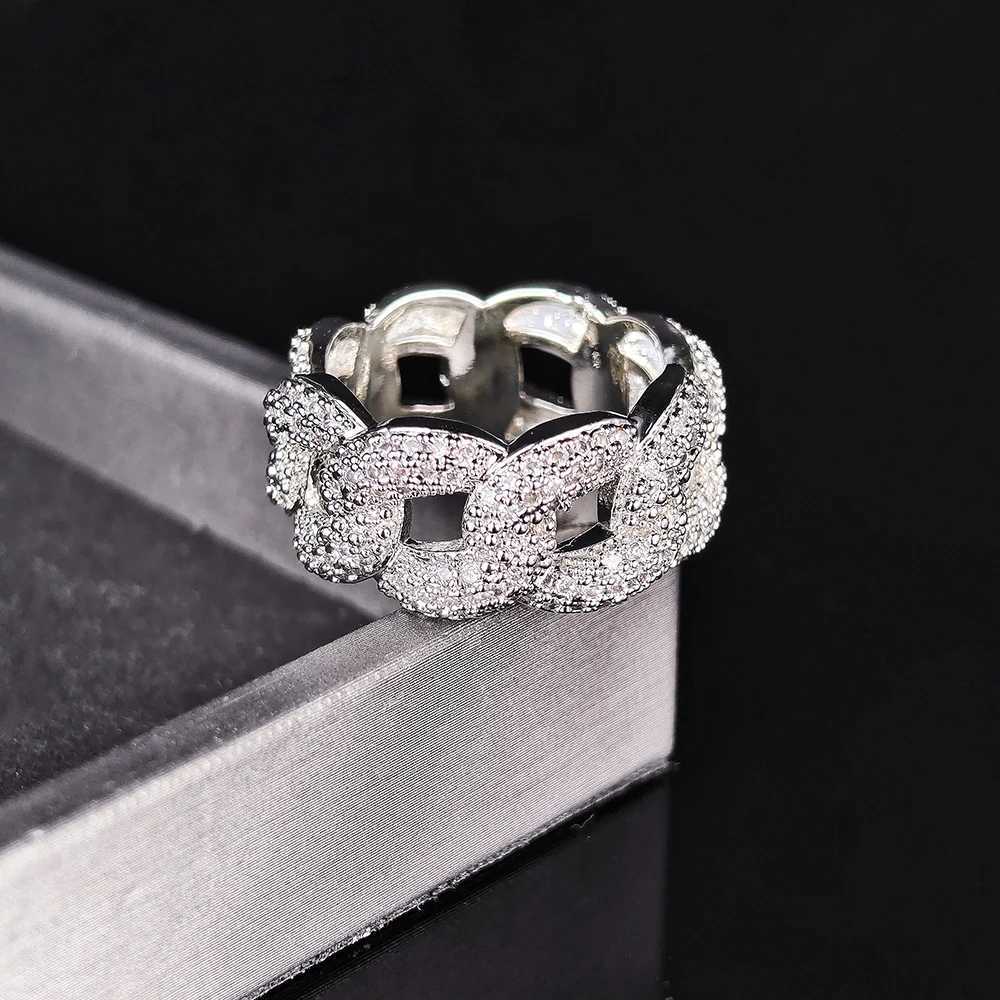 2024 New Trendy Silver Color Eternity Band Ring For Women Anniversary Gift Jewelry Bulk Sell R6369W251030