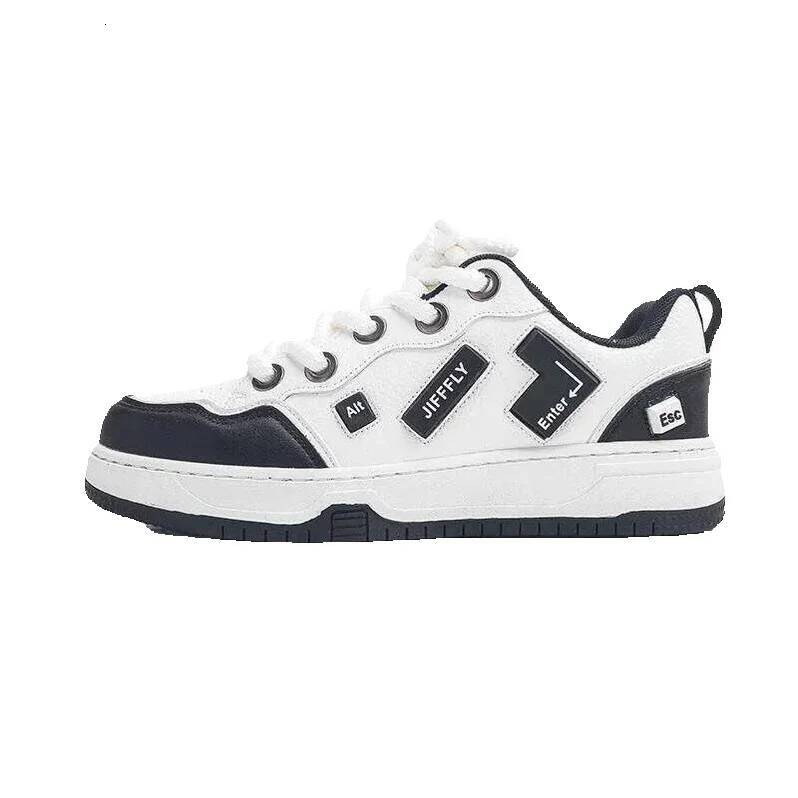 Jifffly 2025 Summer New Men's Sneakers Versatile Loafers Couple Black and White Casual Sports Trendy Shoes Wear-resistant Comfortable