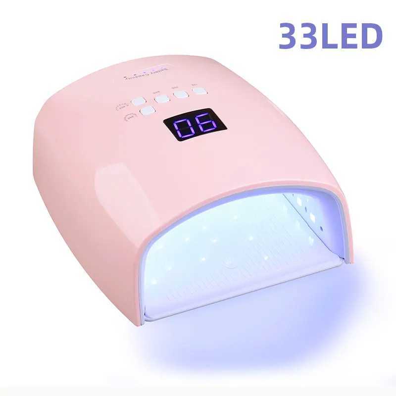 Rechargeable UV LED Nail Lamp 66W Lamp for Manicure with LCD Screen 4 Timer Settings Nail Art Manicure Tools for Home and Salon L2510301