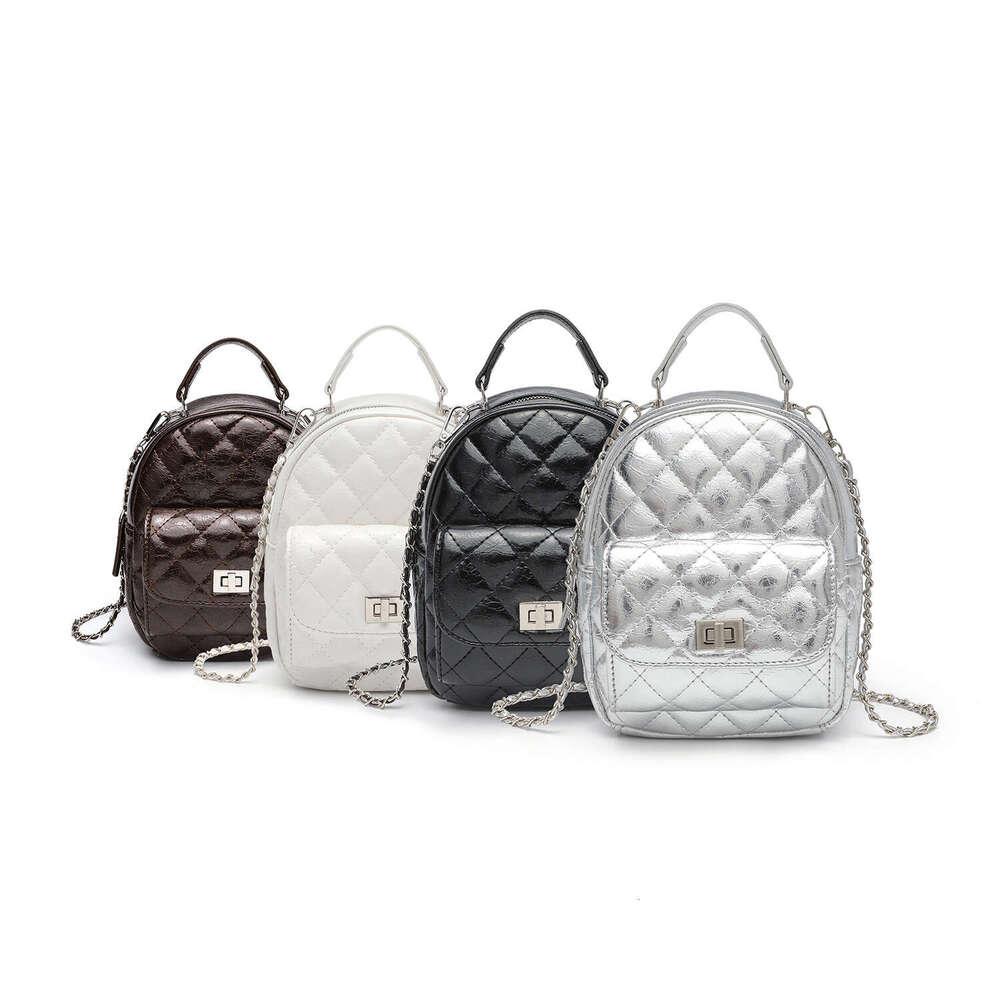 Designer bag Quilted Embroidery Handbag High-End Elegant Versatile Commuting Travel Backpack