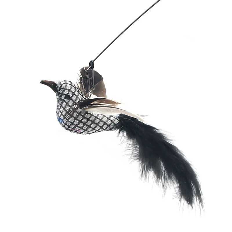 Replacement Head for Funny Cat Stick Toy Bell Various Kinds Cats Rod Feather Birds Teaser Toy for Kitten Pet Supplies S251029