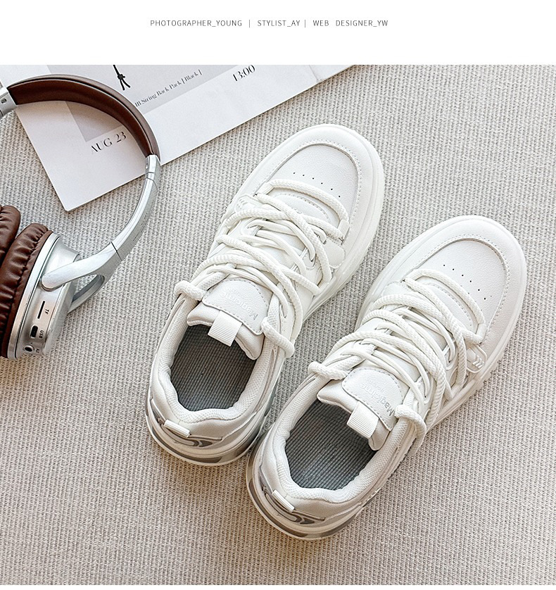 2025 Same Daddy Shoes Thick Sole Retro Double Strap Student Running Shoes Fashion Trend Sneakers Women