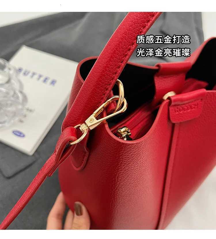 Designer bag Hot Selling Simplicity Highend Wens Crossbody Bag PU Material Versatile Bucket Bag Fi Handbag Cmuting Y251029