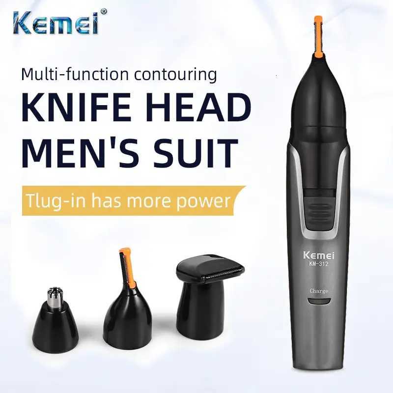 3in1 Rechargeable Nose Trimmer Beard Trimer For Men Micro Shaver Eyebrow Nose Hair Trimmer For Nose And Ear Cleaner Grooming Set M251029