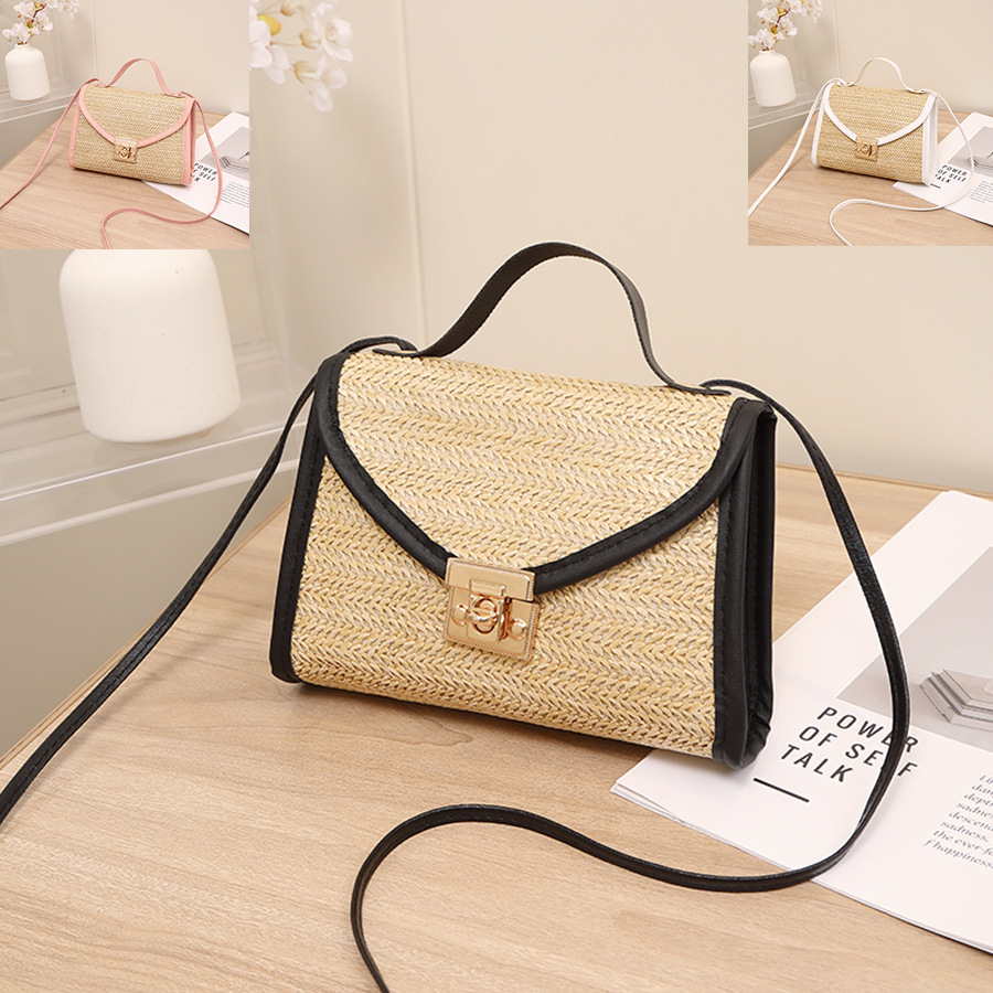 Woven Fashionable Bag Simple and Versatile Commuting Personality Small Square Bag Fresh and Sweet Crossbody Bag
