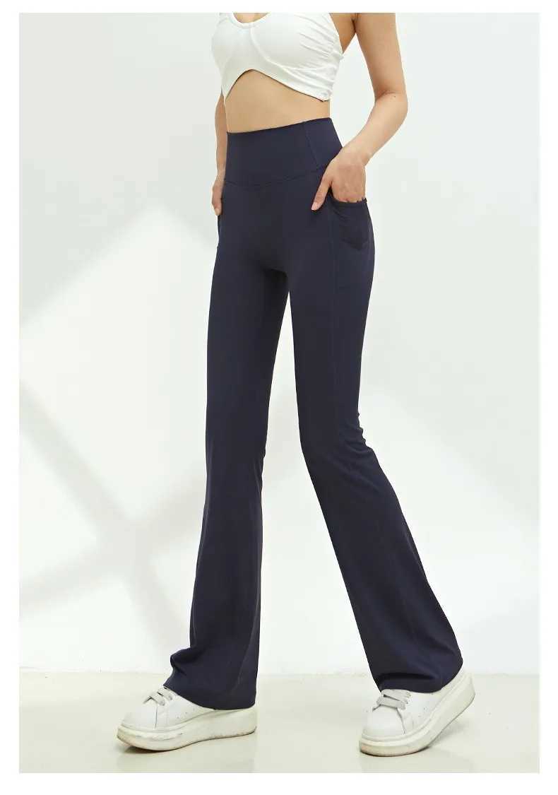 Highend Flared Yoga Pants for Women High Waist Sports Tight Pilates Hip Lifting Fitness Pants Yoga Wide Leg Sports Leggings J251030