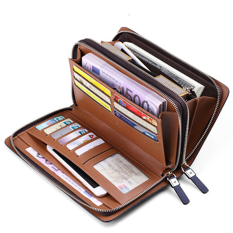 Men's High-end Clutch Bag Extra Large Capacity Handbag Business Wallet for Men