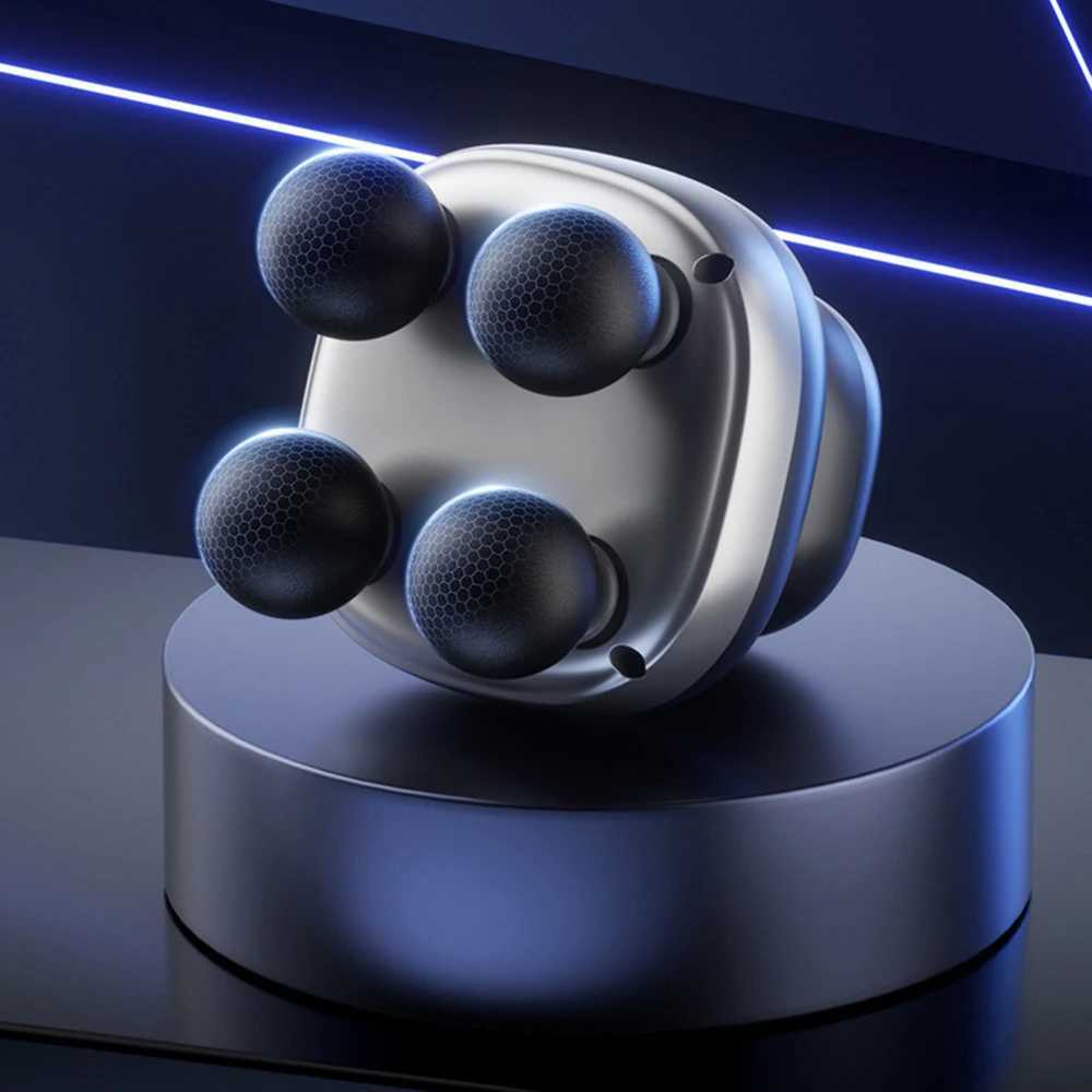 Four Head Fascia Gun Household Fully Automatic Muscle Relaxation Massager Mini Electric Massager J2510301