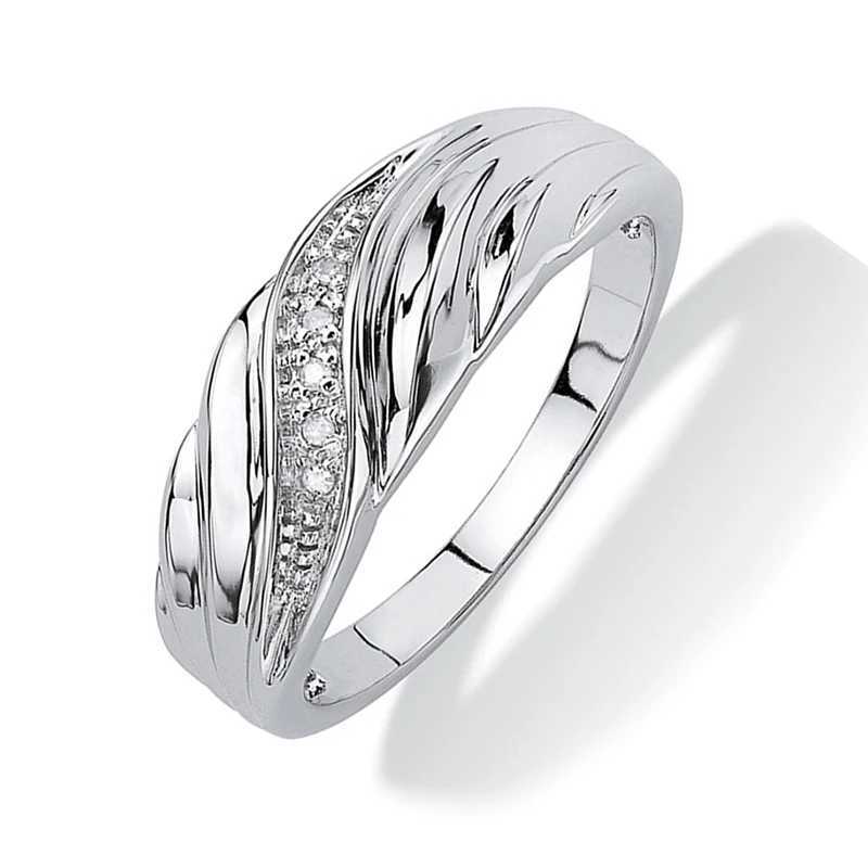 Huitan Lovers Wedding Rings Silver ColorGold Color Modern Fashion Women Men Finger Rings Dazzling CZ Couple Gift Trend JewelryW251030