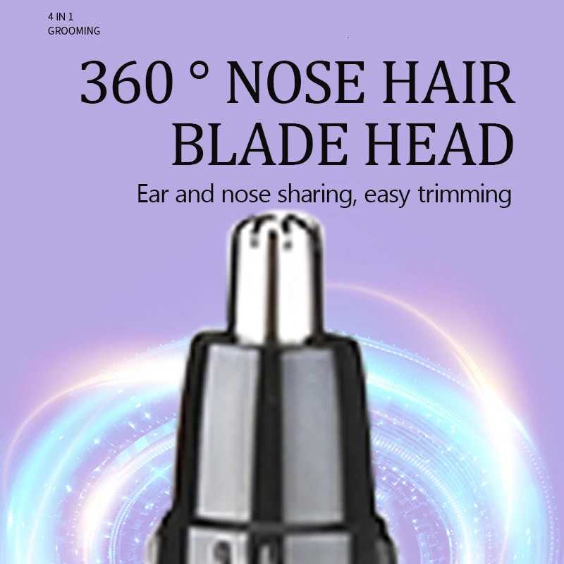 Kemei electric nose hair trimmer rechargeable electric nose hair trimmer nasal cleaner washing blade KM6629 M251030