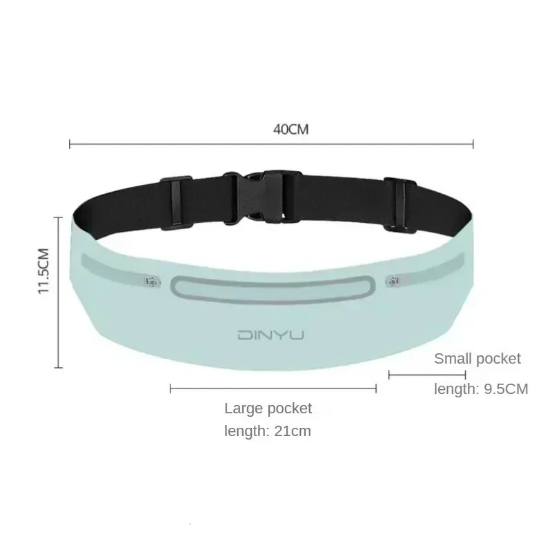 Sports Waist Running Bag Fanny Pack Wallet Adjustable Men Women Running Pouch Belt Bags Portable Phone Holder Gym Bum Bag 251021
