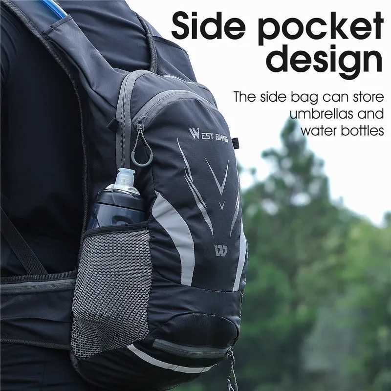 WEST BIKING 16L Cycling Hydration Backpack Large Capacity Hiking Climbing Bicycle Water Bag MTB Road Bike Ultralight Backpack H251029