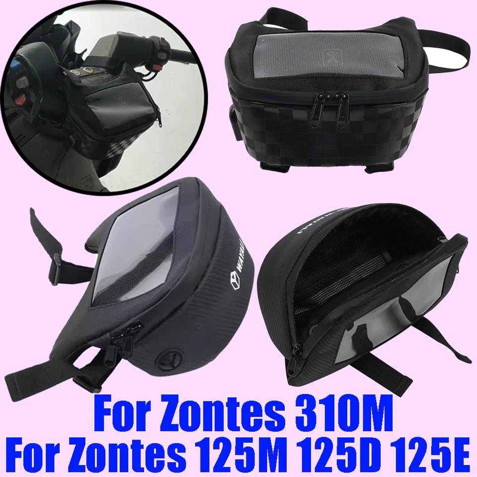 For Zontes 310M M310 125M 125D D125 125E E125 310 M Accessories Phone Charged Wirelessly GPS Navigation Bag Luggage Storage Bags 251021