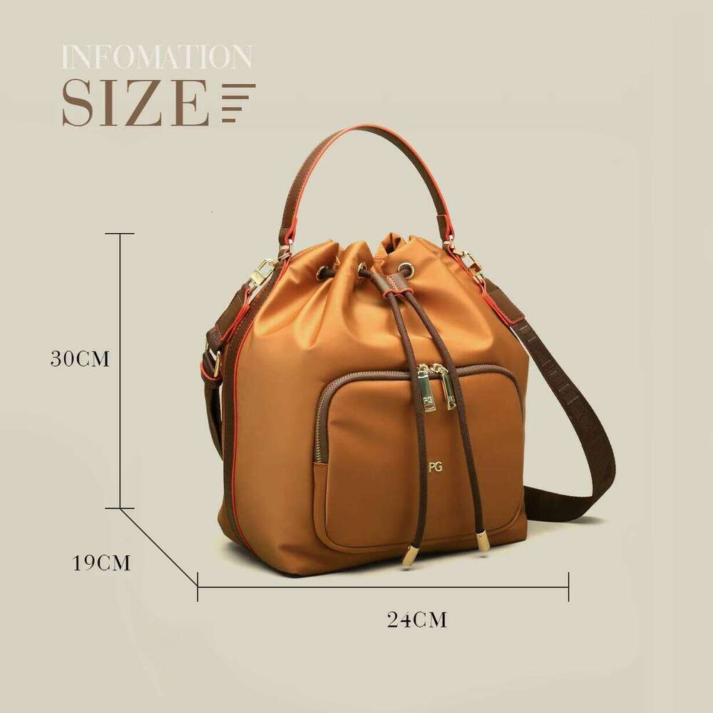 PG 2025 Autumn And Winter Nylon New Vintage High-Capacity Designers Women Shoulder Bags Female Handbags