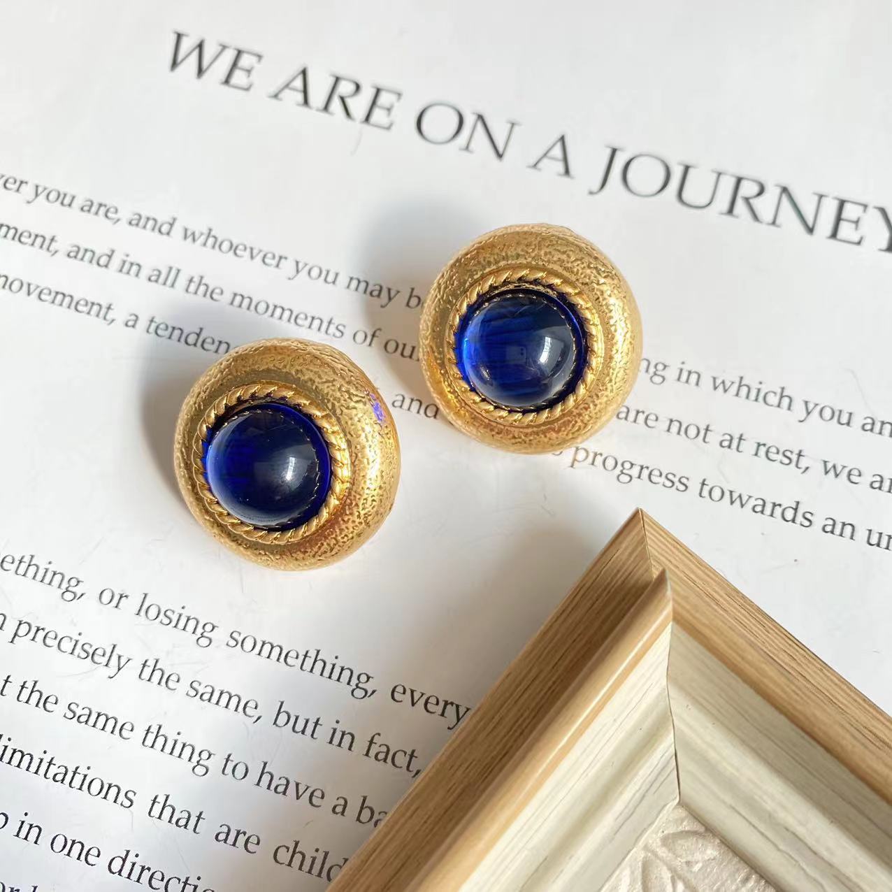 Luxury earrings Retro round earrings leopard print S925 silver needle premium minimalist gentle ear clip birthday gift to girls gold earrings