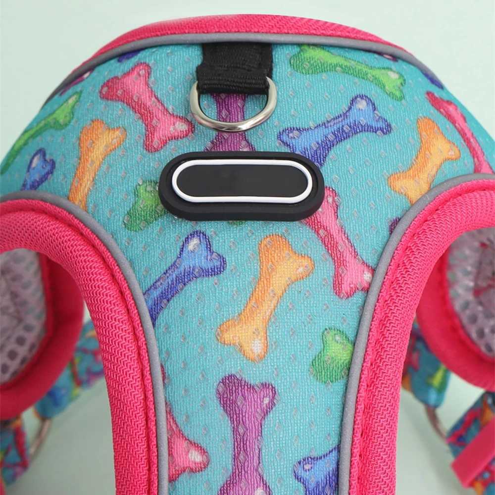 Adjustable Pet Harness Vest for Small Dogs Escape Prevention Puppy Dog Harnesses and Leash Set Pinscher Maltese mascotas Leads J251129