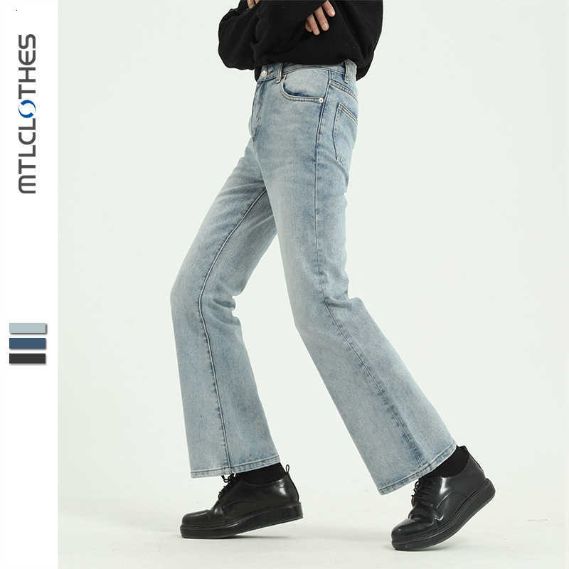 Men's Jeans Man wear four-color optional elastic micro-ram jeans